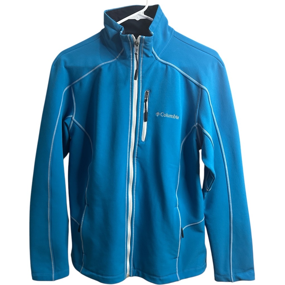 Women’s Columbia Teal Blue Full-Zip Jacket
Size - L